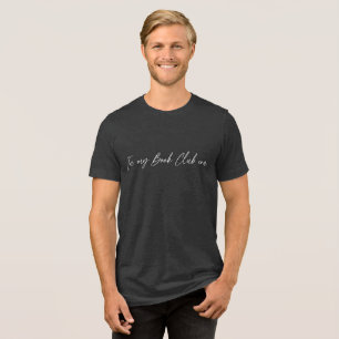 In My Book Club Era Mens t-shirt Tri-Blend Shirt