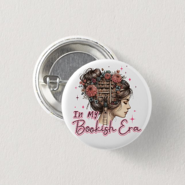 In My Bookish Era  3 Cm Round Badge (Front & Back)
