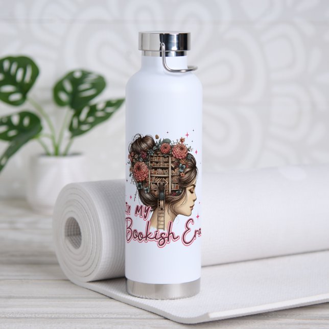 In My Bookish Era  Water Bottle (Yoga (Rotated))