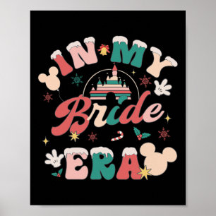 In My Bride Era Vintage Groovy Christmas Women Cos Poster