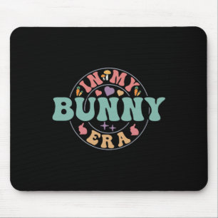 In My Bunny Era Groovy Happy Easter Day Rabbit Mouse Pad