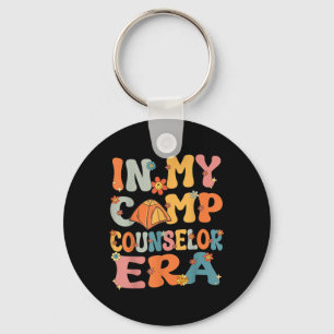In My Camp Counsellor Era Retro Groovy Summer Camp Key Ring