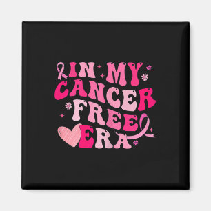 In My Cancer Free Era Breast Cancer Awareness Surv Magnet