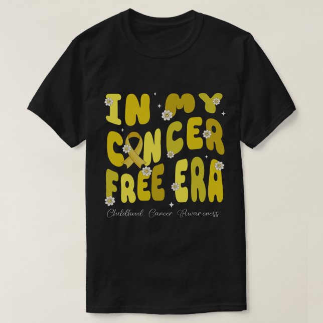In My Cancer Free Era Childhood Cancer Awareness G T-Shirt (Design Front)