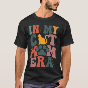 In My Cat Mum Era Retro Groovy Cat Lover T-Shirt