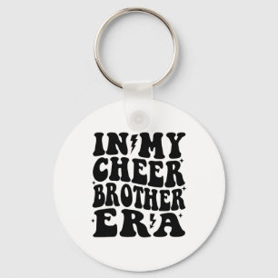 In My Cheer Brother Era Cheerleader Bro Cheerleadi Key Ring