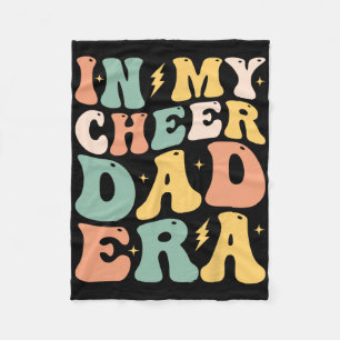 In My Cheer Dad Era Cheerleading Cheerleader Dad _ Fleece Blanket
