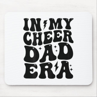 In My Cheer Dad Era Cheerleading Footbyll Cheerlea Mouse Pad