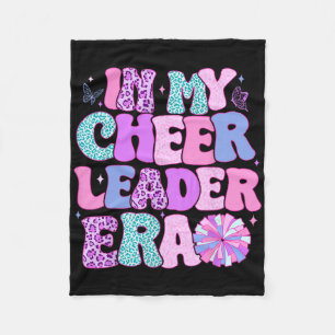 In My Cheer Leader Era Youth Cheerleader Cheerlead Fleece Blanket
