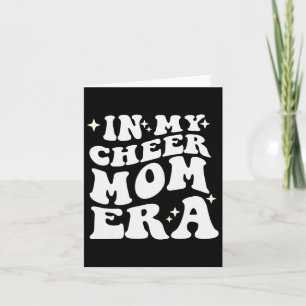 In My Cheer Mum Era Cheerleading Football Mum Game Card