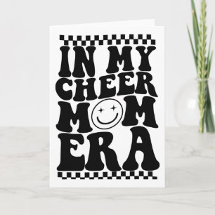 In My Cheer Mum Era Trendy Cheerleading Footll Mum Card