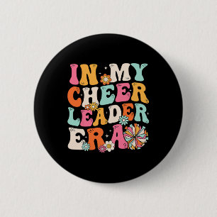 In My Cheerleader Era Cheer Cheerleading Women Gir 6 Cm Round Badge