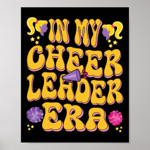 In My Cheerleader Era Cheer Coach Cheerleading Spo Poster