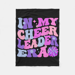 In My Cheerleader Era Cheer Coach Cheerleading Wom Fleece Blanket