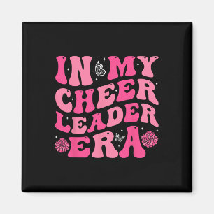 In My Cheerleader Era Cheer Coach Cheerleading Wom Magnet