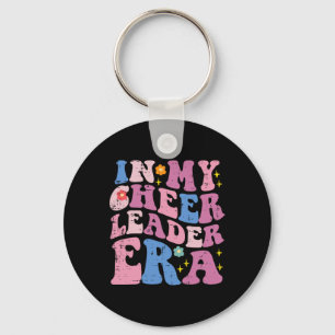 In My Cheerleader Era Retro Cheerleading Women Gir Key Ring