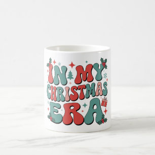 In My Christmas Era Cute Groovy Christmas Xmas Coffee Mug