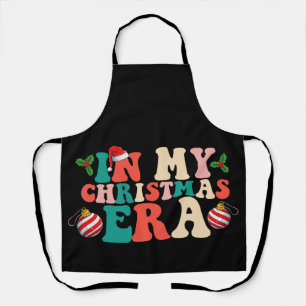 In My Christmas Era Groovy Holiday Season Apron