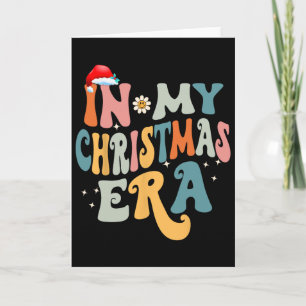 In My Christmas Era Groovy Matching Family Christm Card