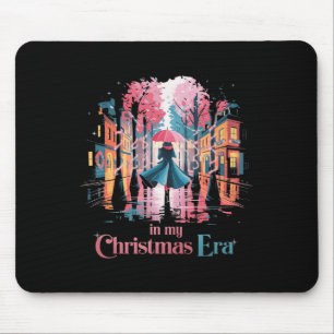 In My Christmas Era .holiday Love Line. Mouse Pad