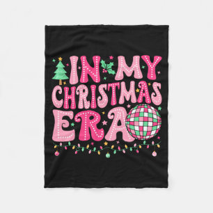 In My Christmas Era Merry Christmas Tree Xmas Cute Fleece Blanket