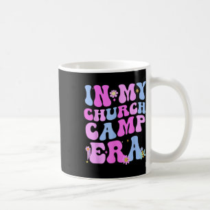 In My Church Camp Era Funny Groovy Summer Camping Coffee Mug