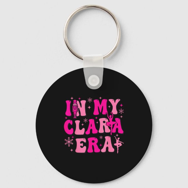 In My Clara Era Nutcracker Ballet Clara Sugar Plum Key Ring (Front)