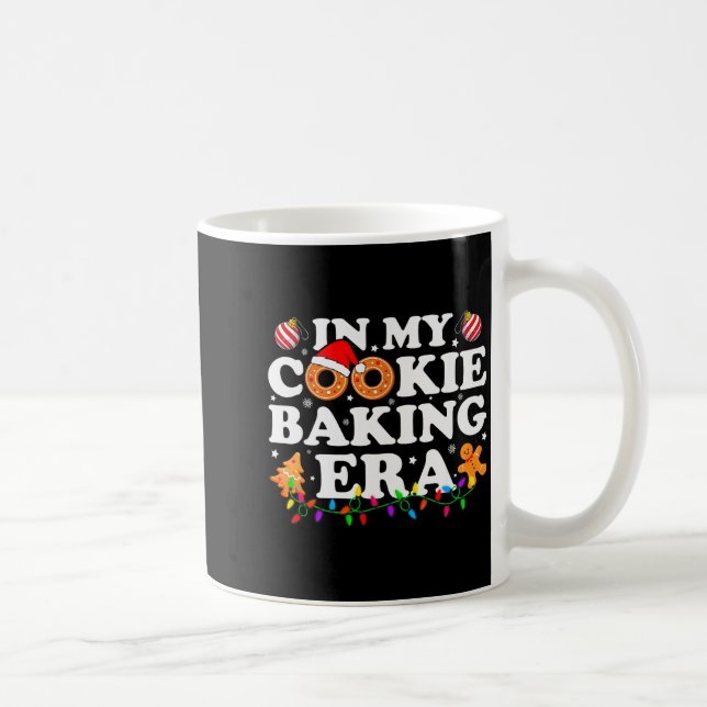 In My Cookie Baking Era Groovy Christmas Tee Famil Coffee Mug (Right)