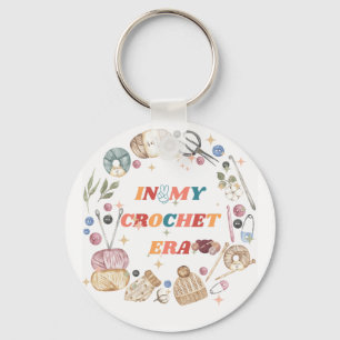 In My Crochet Era ,Crafter Mum Gift, Crochet Key Ring