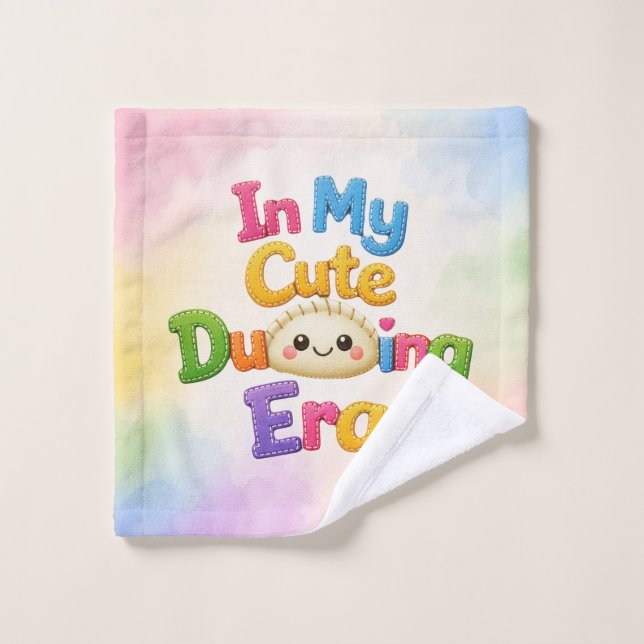 In My Cute Dumpling Era Bath Towel Set (Wash Cloth)