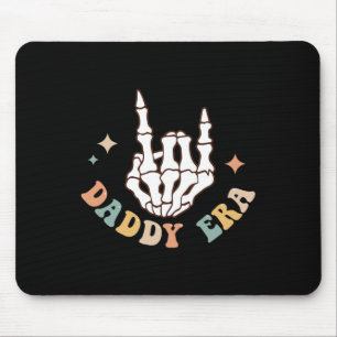 In My Daddy Era Lover Groovy Retro Papa Fathers Da Mouse Pad