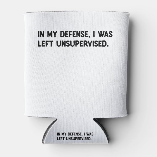 In my defence, I was left unsupervised. Can Cooler (Front)