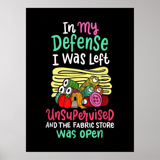 In My Defence I Was Left Unsupervised Poster (Front)