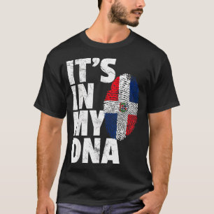 In My Dna Dominican Republic Flag Christmas T-Shirt