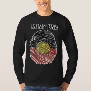 In my DNA Fingerprint with German Flag German Trav T-Shirt
