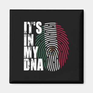 In My Dna Mexico Mexican Flag Magnet