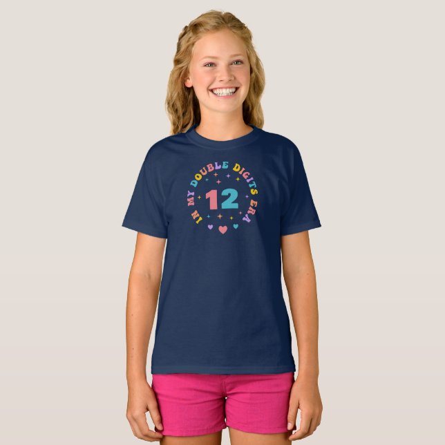 In My Double Digits Era Custom Age T-Shirt (Front Full)