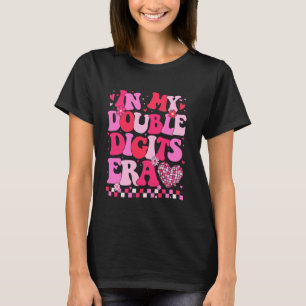 In My Double Digits Era Retro Groovy 10th Birthday T-Shirt