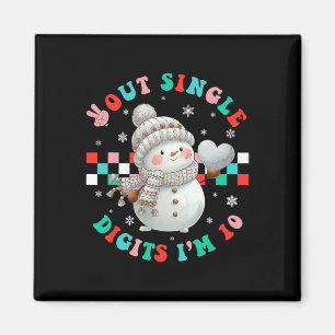 In My Double Digits Era Year Old 10th Birthday Sno Magnet