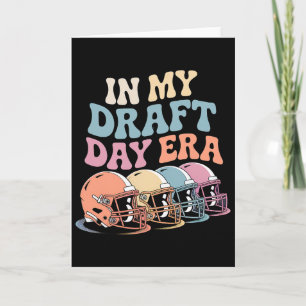 In My Draught Day Era Retro Footll Helmets Family  Card