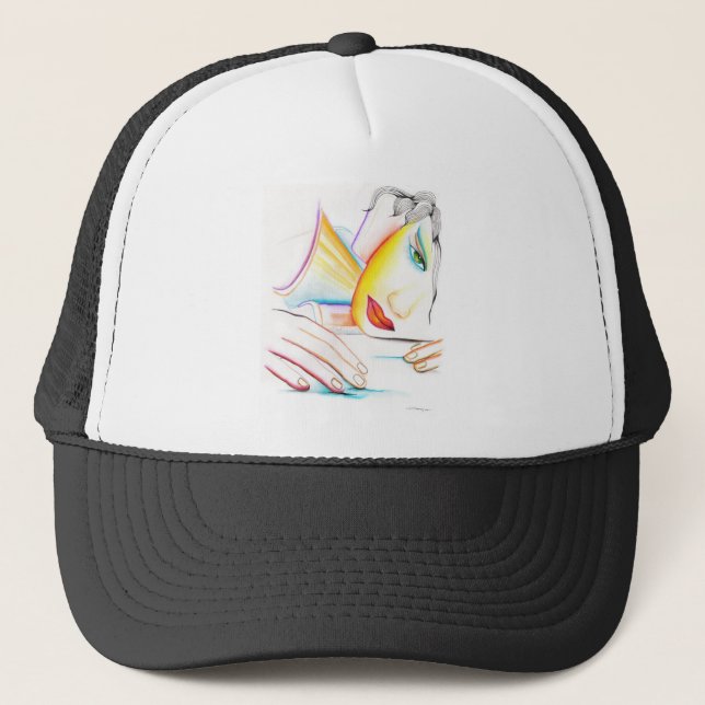 In my Dreams (A Dreamer Girl) Trucker Hat (Front)