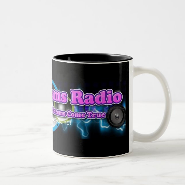 In My Dreams Radio Two-Tone Coffee Mug (Right)