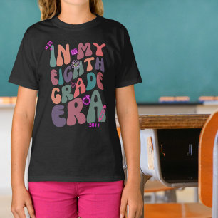 In My Eighth Grade Era Neon Elements with Year T-Shirt