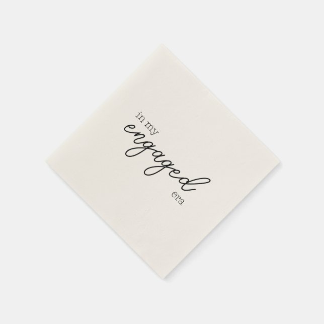 in my engaged era cocktail napkins (Corner)