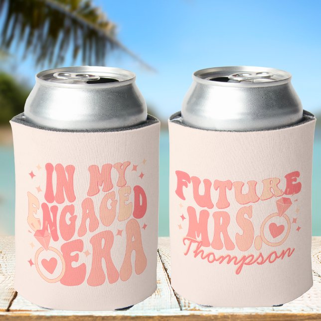 In My Engaged Era Engagement Gift Custom Fiance Can Cooler (Creator Uploaded)