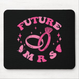 In My Engaged Era Groovy Bride Bachelorette Party Mouse Pad