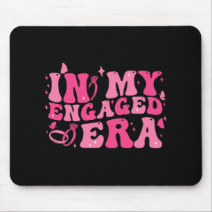 In My Engaged Era Groovy Bride Bachelorette Party Mouse Pad