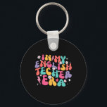 In My English Teacher Era Retro Back To School Cou Key Ring<br><div class="desc">In My English Teacher Era Retro Back To School Counseling 1</div>