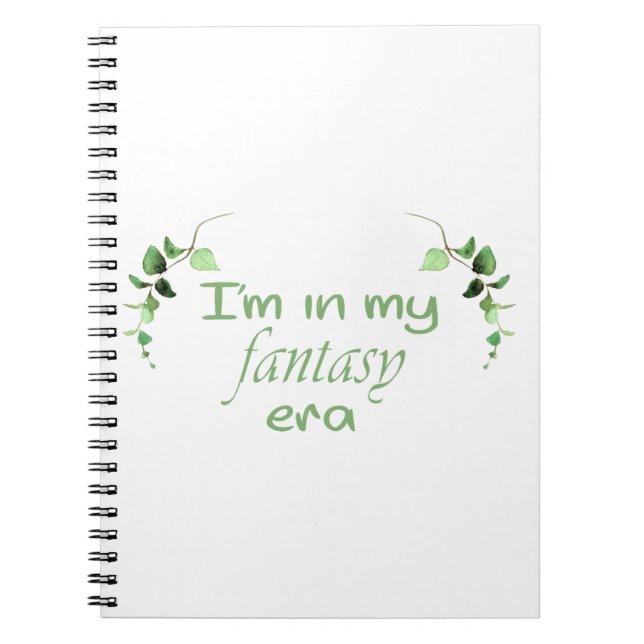 In My Fantasy Era Notebook (Front)