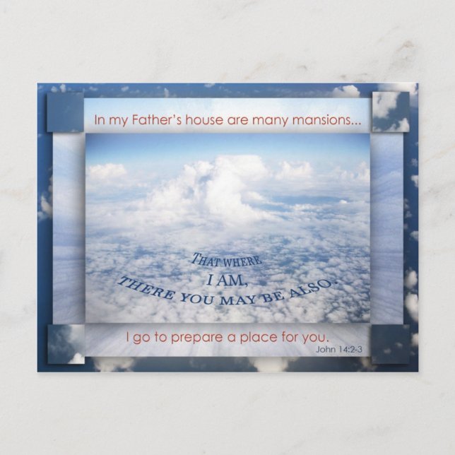 In My Father's House Postcard (Front)